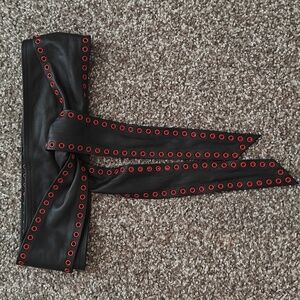 Iro Beliza leather wrap waist belt 80